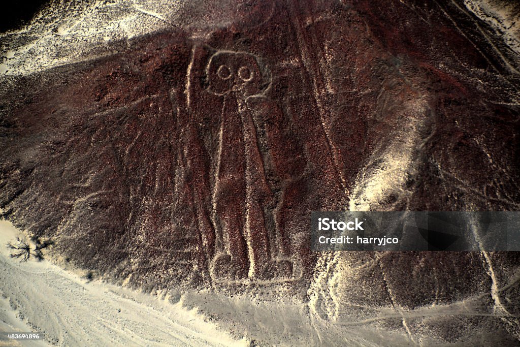 Nazca Lines Astronaut Nazca Lines Astronaut. Taken in Nazca, Peru.  Nazca Lines Stock Photo