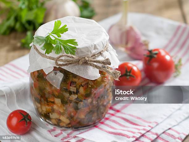 Vegetable Preserves Stock Photo - Download Image Now - 2015, Antipasto, Appetizer