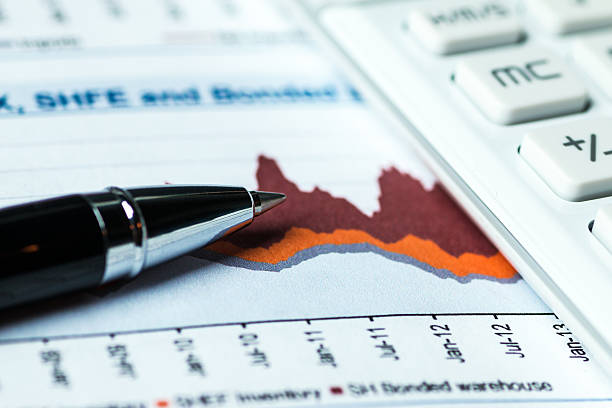 istock Financial accounting graphs and charts analysis 483698028