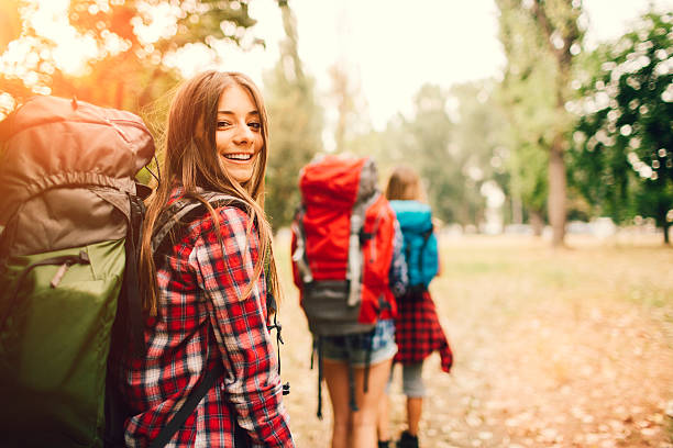 istock Young Women Hiking In Nature. 483701974