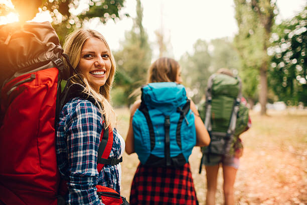 istock Young Women Hiking In Nature. 483701976