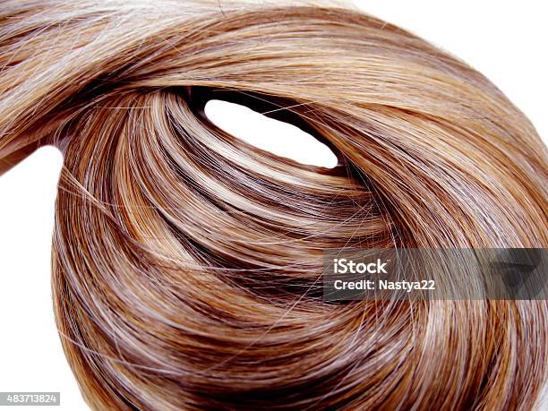 Highlight Hair Texture Background Stock Photo - Download Image Now - 2015, Abstract, Brown