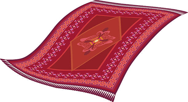 illustrations, cliparts, dessins animés et icônes de magic tapis volant - carpet rug persian rug persian culture