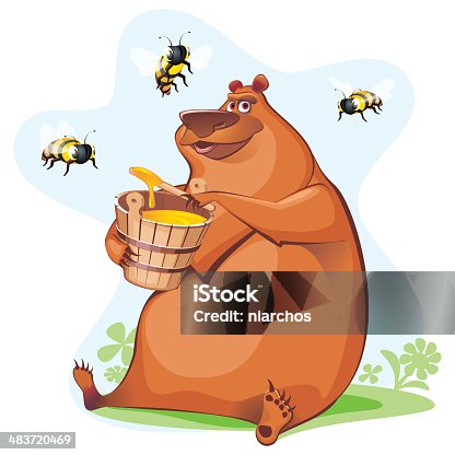 istock bear tasting honey 483720469