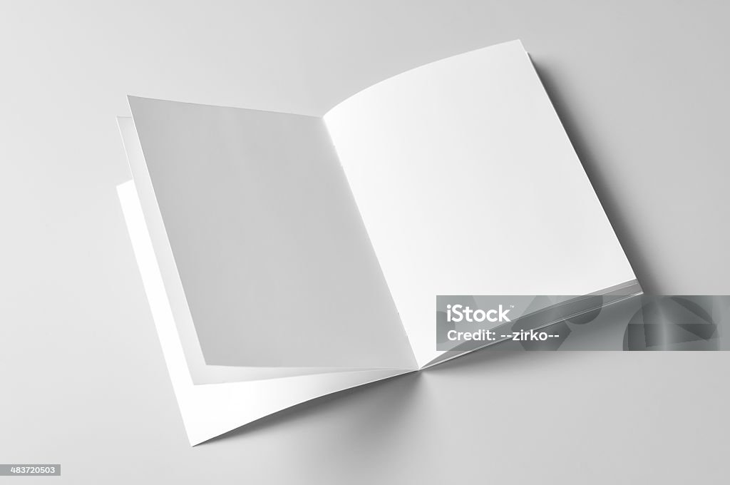 blank brochure - Photo de Brochure libre de droits