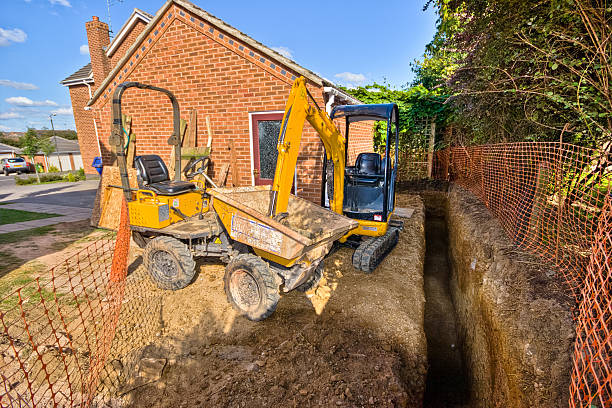 Home Extension Construction Site stock photo