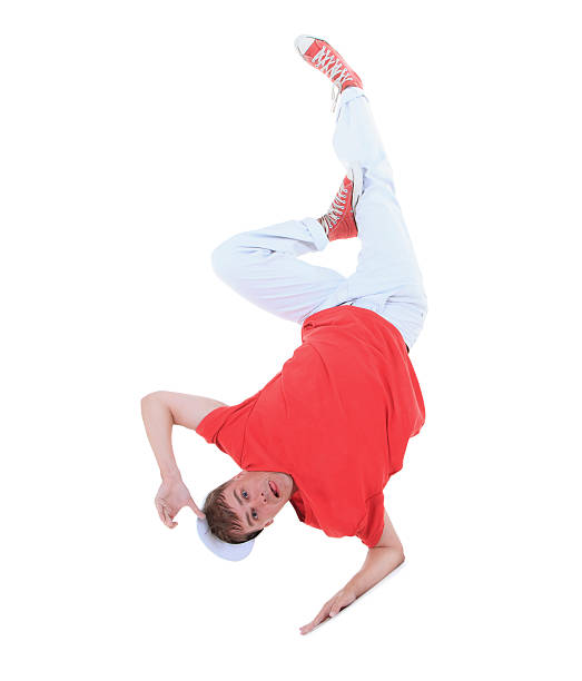 istock Teenager dancing breakdance in action 483723609