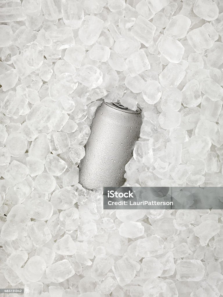 Ice Cold Beer Can Covered in Droplets on Ice Ice Cold Beer Can -Photographed on Hasselblad H3D2-39mb Camera Camera Ice Stock Photo