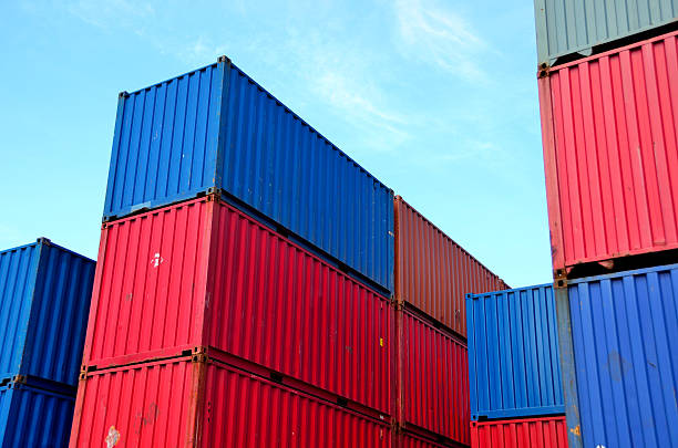 istock Cargo container yard, the Port of Tokyo, Japan 483732402