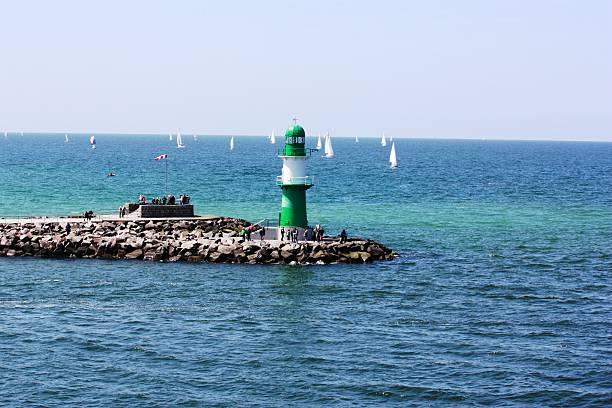 istock Rostock harbor in Germany under blue sky 483735774