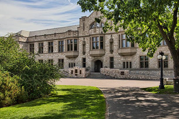College Building at the University of Saskatchewan stock photo