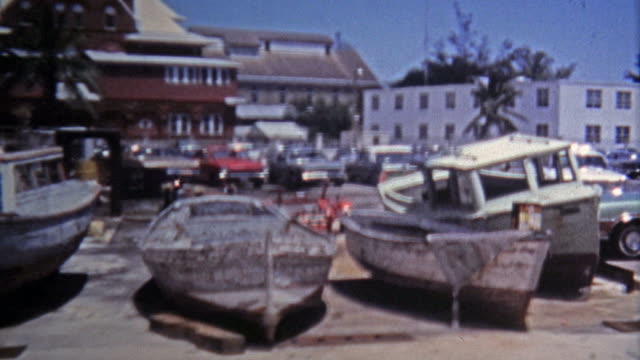 1971: Pirate's Alley Shop and Southern-most point in the USA with conch shell dealers.
