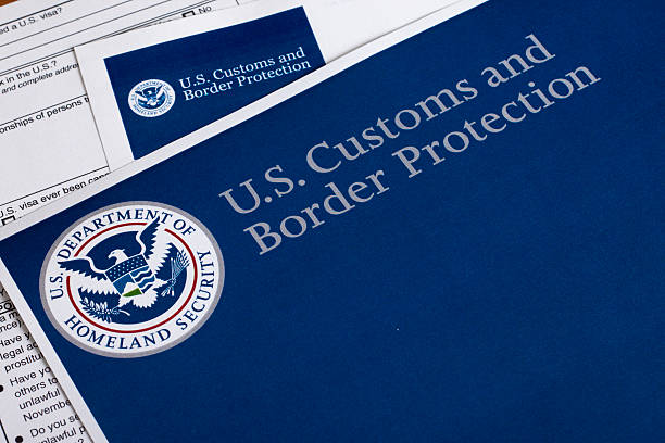US Customs and Border Protection US Customs and Border Protection form to fill out customs stock pictures, royalty-free photos & images