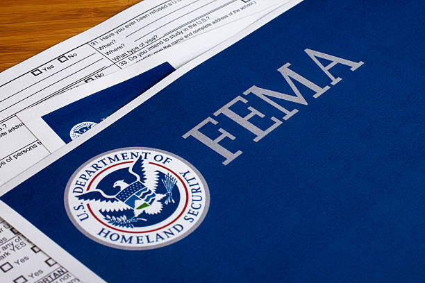 fema (federal emergency management agency) formulário de segurança nacional dos eua - federal emergency management agency - fotografias e filmes do acervo