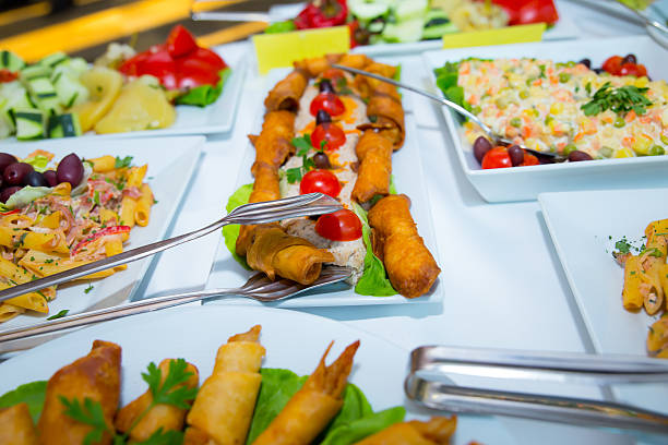 istock catering food table set decoration 483747677