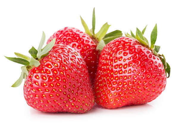 istock Strawberries isolated on the white background 483748242