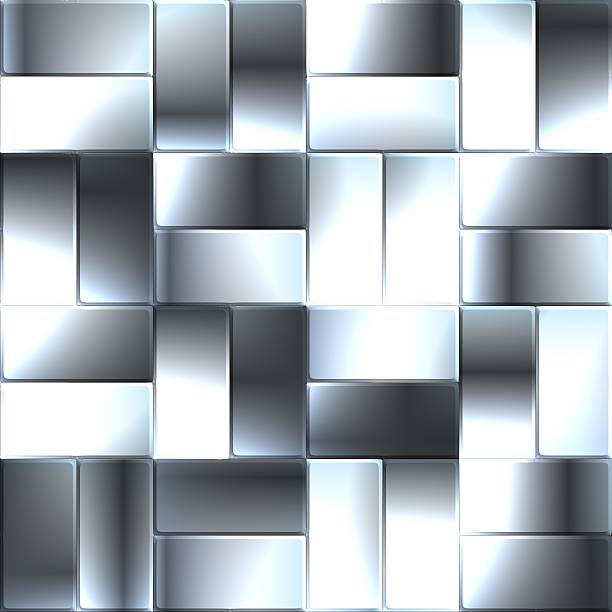 Mirror tile stock photo