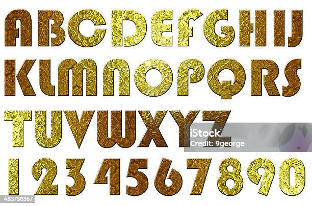 Alta Qualidade De Letra Em Maiúsculas Alphabets Vidro Estilo - Fotografias de stock e mais imagens de Alfabeto
