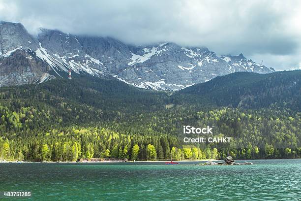 Альпийский Горы — стоковые фотографии и другие картинки Австрия - Австрия, Без людей, Берег озера