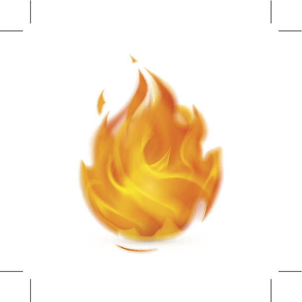 Fire Fire. Eps10 vector illustration contains transparency and blending effects. Fireball stock illustrations