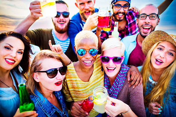 istock Celebration Cheerful Enjoying Party Leisure Happiness Concept 483752388