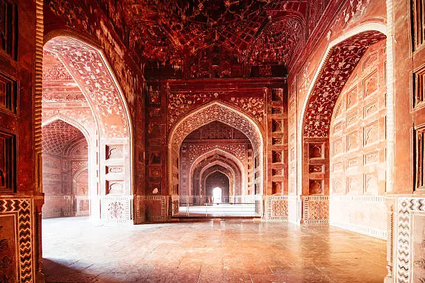 Taj Mahal Mosque, Agra. India