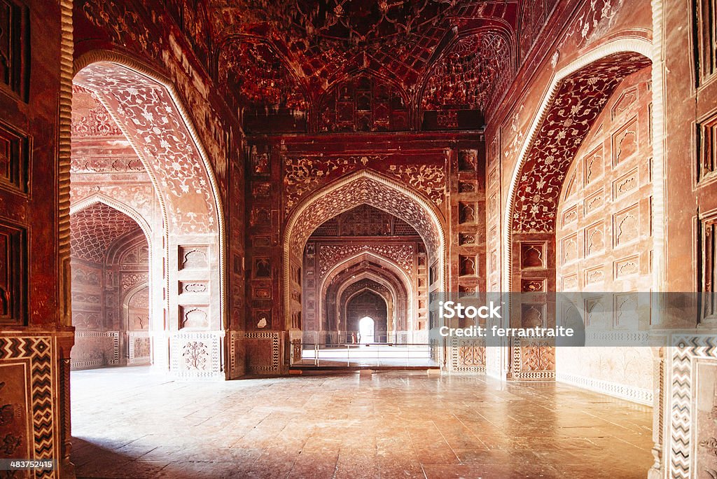 Taj Mahal, Mesquita Índia - Foto de stock de Índia royalty-free