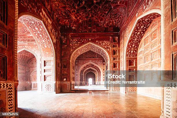 Foto de Taj Mahal Mesquita Índia e mais fotos de stock de Índia - Índia, Taj Mahal, Templo