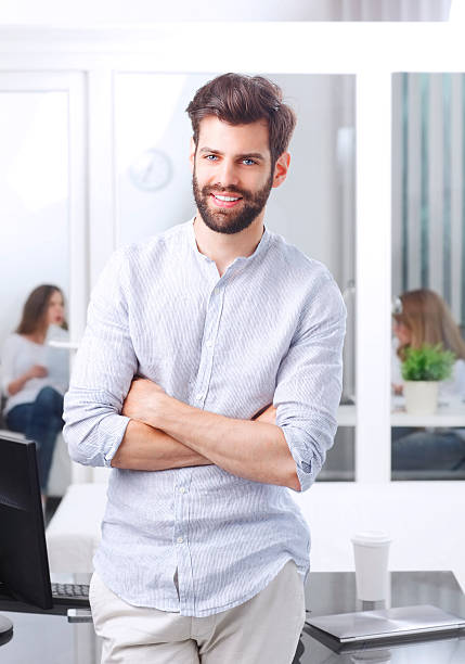 istock Young businessman portrait 483752526