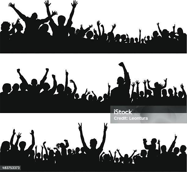 Crowd Stock Illustration - Download Image Now