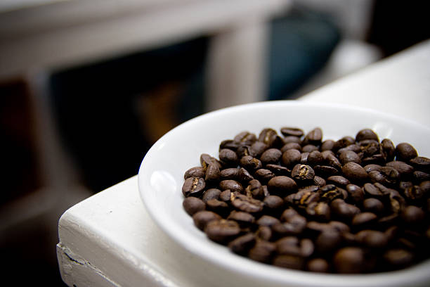 Coffee beans stock photo