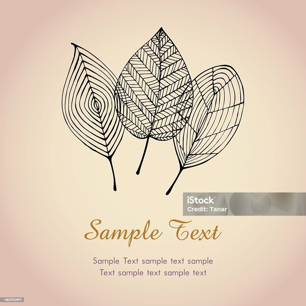 Illustrations stylisées graphique ensemble de feuilles d'automne - clipart vectoriel de Feuille libre de droits