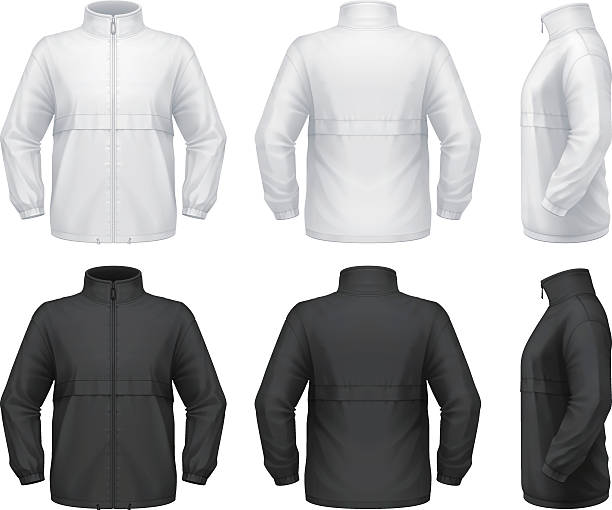 Vector illustration of a classic windcheater.