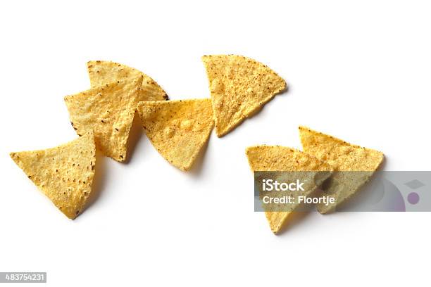 Texmex Składniki Nachos - zdjęcia stockowe i więcej obrazów Chips tortilla - Chips tortilla, Nachos, Neutralne tło