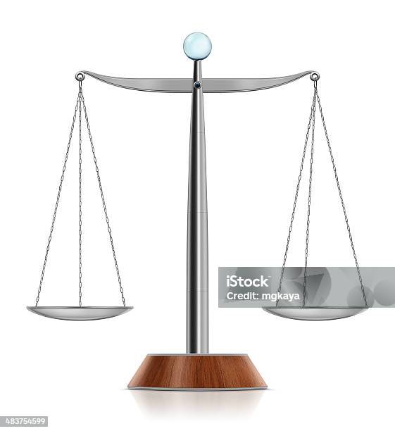 Scales Of Justice Stock Photo - Download Image Now - Weight Scale, Law, Scale