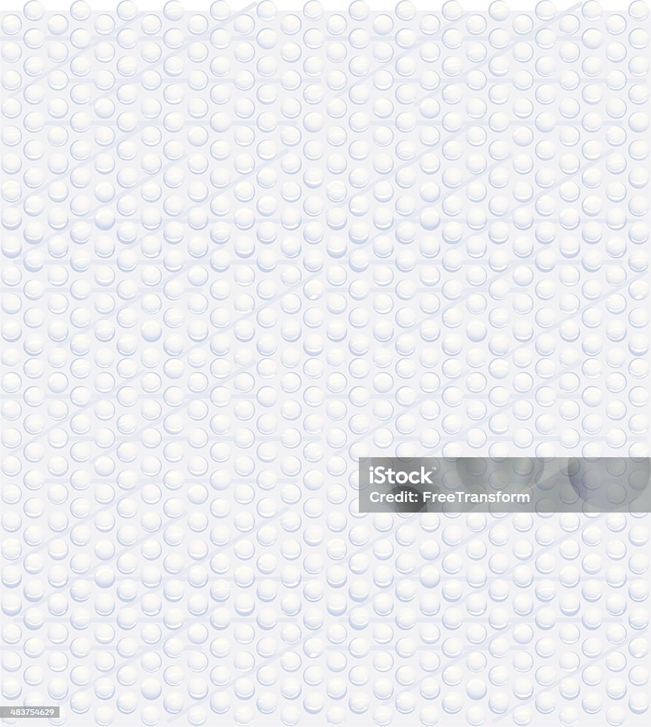 Bubble Wrap Seamless Background Square of vector bubble wrap that will tile seamlessly. Varied and detailed highlights--wrap it up! Bubble Wrap stock vector