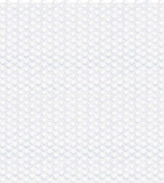 Bubble Wrap Seamless Background vector art illustration