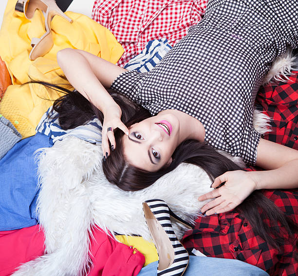 istock young attractive woman lying down 483755856