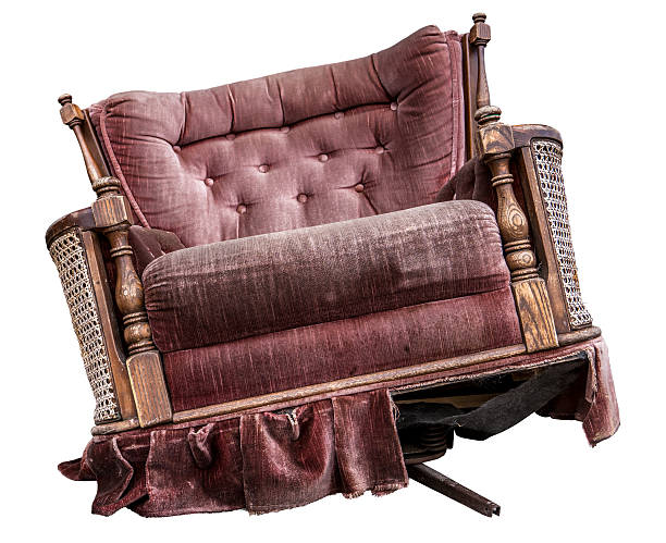 Isolated Vintage Armchair