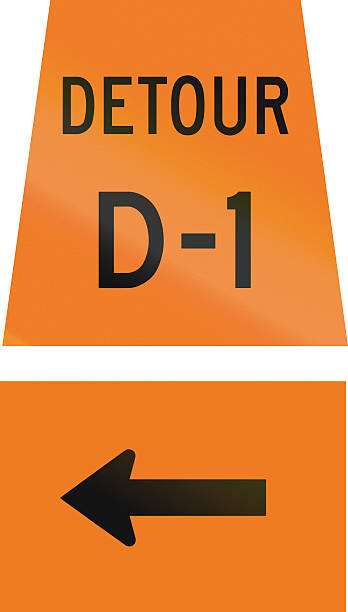 istock Detour D-1 Left Turn in Canada 483759072