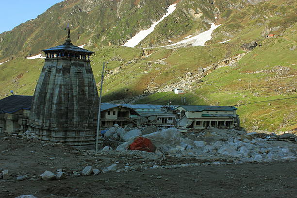 istock Kedarnath after 2013 natural disaster with devastated houses 483763792