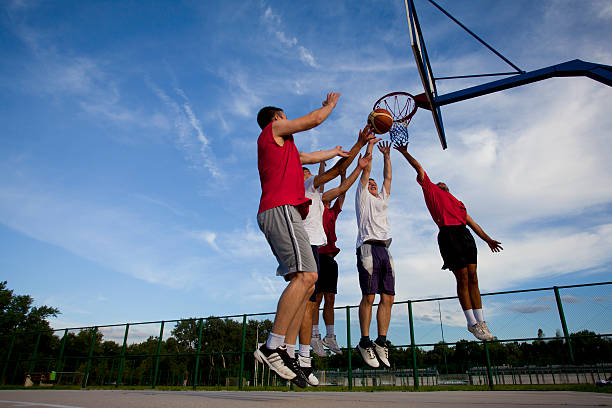 istock Street basketball 483767563