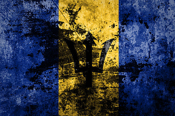 istock Flag of barbados 483767919