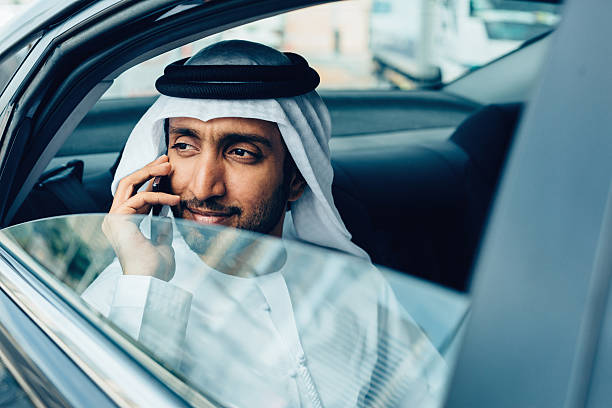 istock Emirati Businessman in a car 483769110
