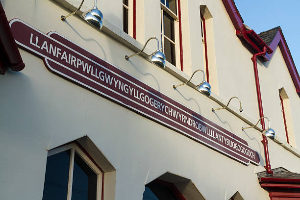 istock Llanfairpwllgwyngyll railway station sign. 483772185