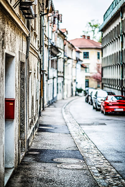 istock Ljubljana downtown street 483772555