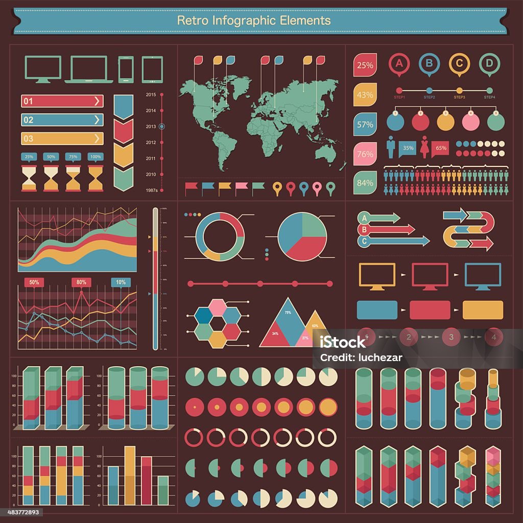 Infographic Elements Graph stock vector