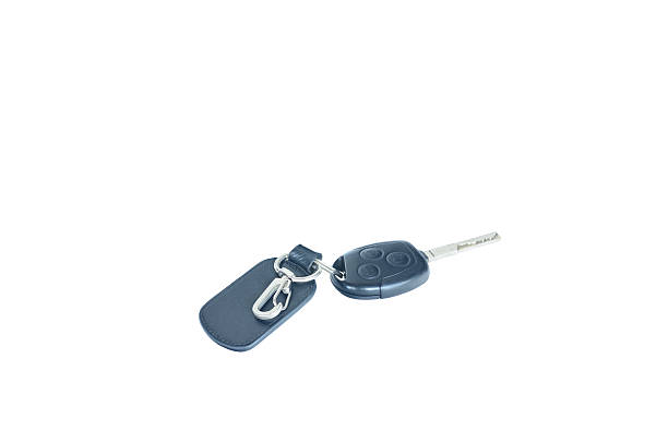istock Isolate shot of remote control vehicle key with keyring 483773620