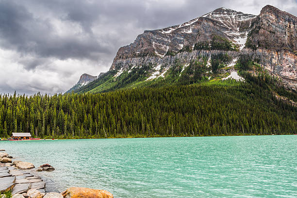 istock Esmerald waters of Lake Louise 483780736