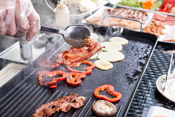istock Flames grilling a steak on the BBQ 483783893